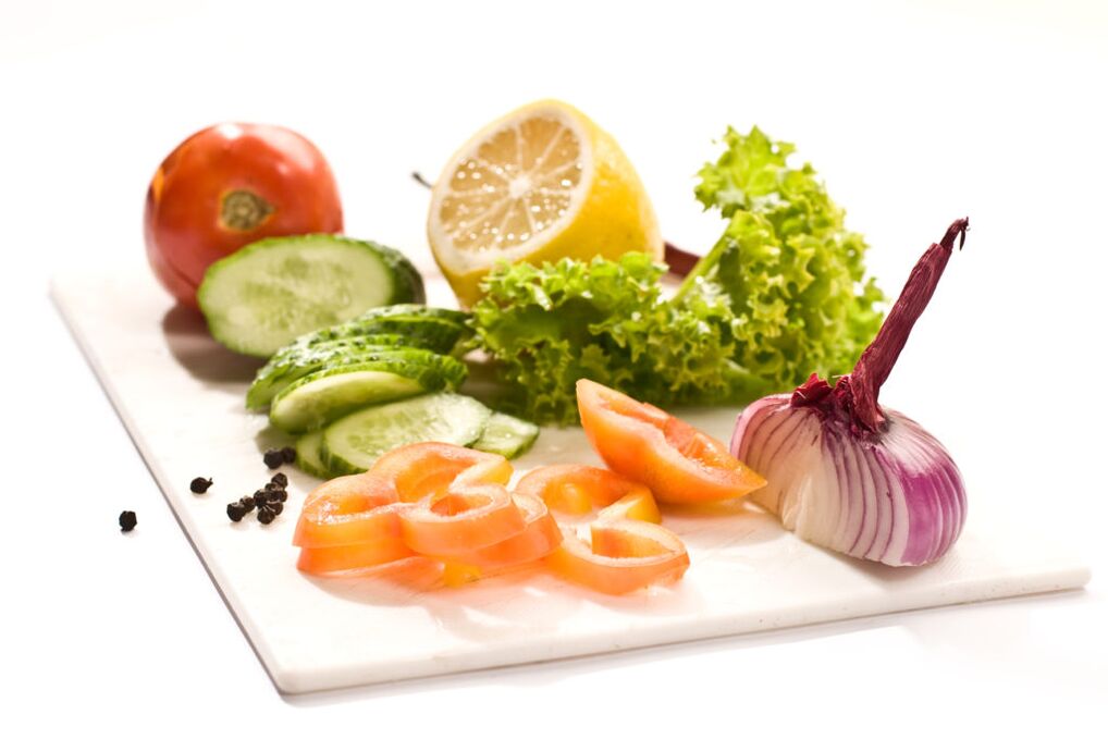 vegetables with prostatitis