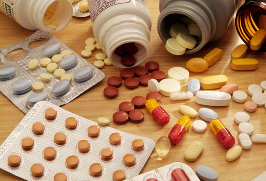 A variety of drugs for the treatment of prostatitis.