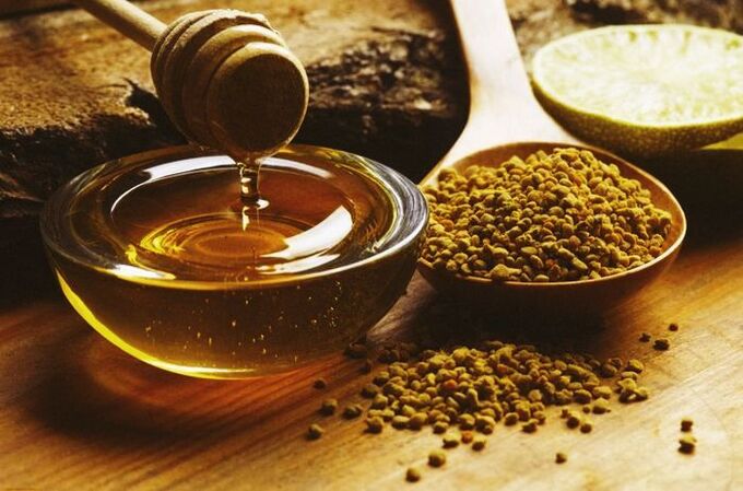 Honey and propolis for the treatment of prostatitis.